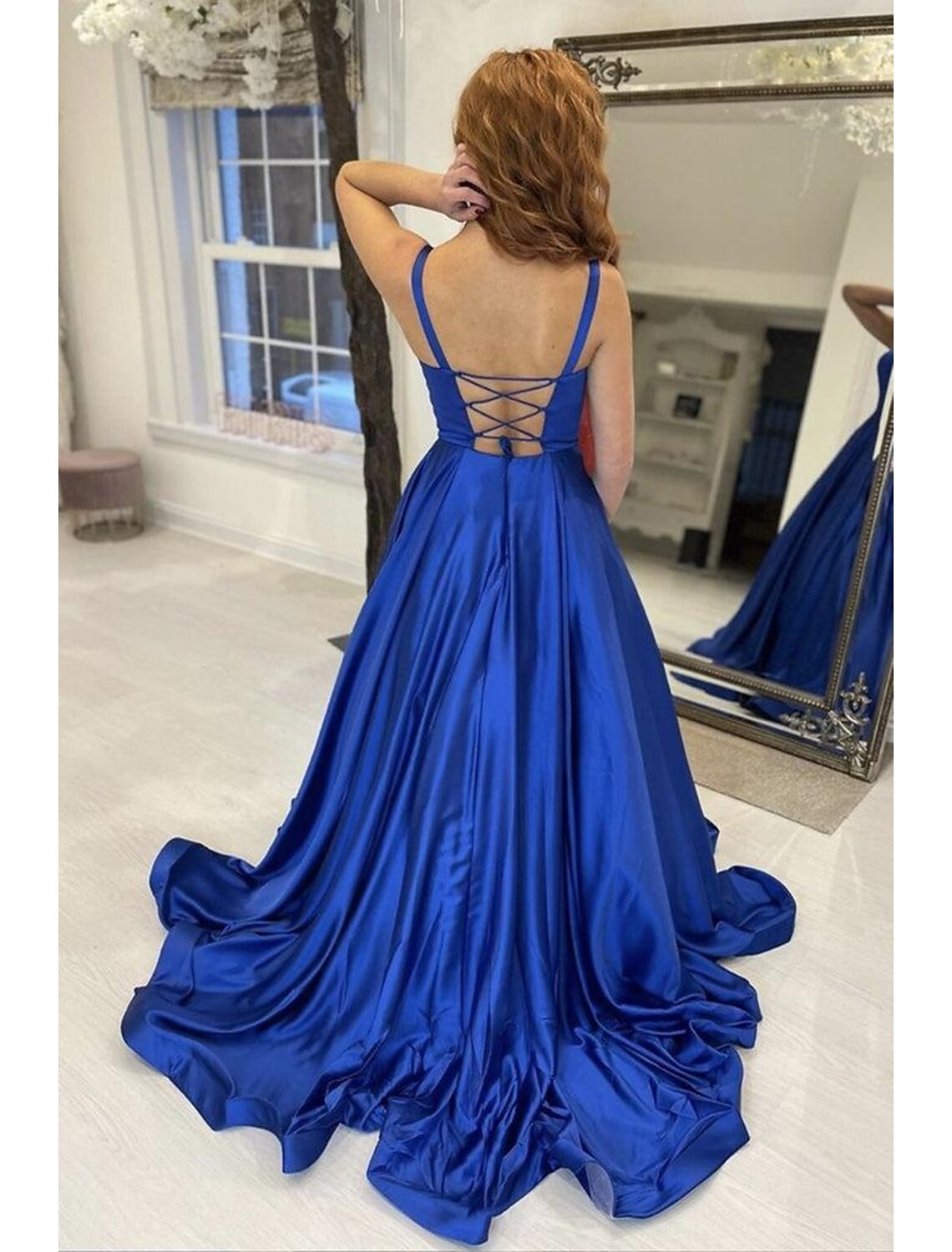 A-Line Prom Dresses Princess Dress Formal Prom Sweep / Brush Train Sleeveless Strapless Satin Backless with Pleats